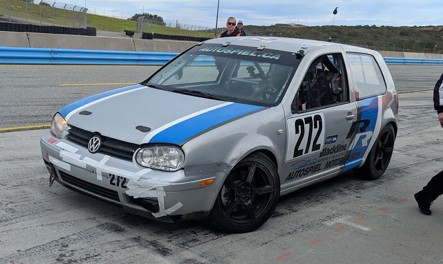 VW Rabbit at Laguna Seca